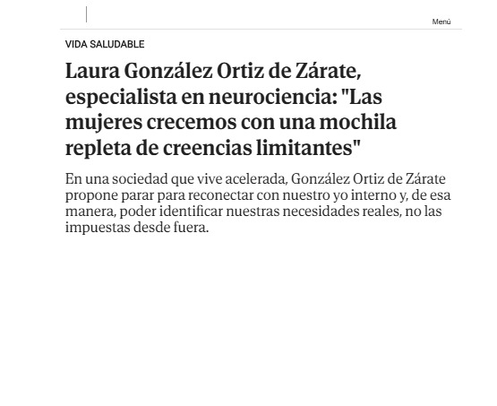 El Mundo YoDona — Laura González Ortiz de Zárate