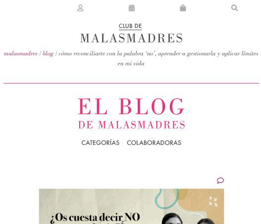 Club de Malasmadres — Cómo reconciliarte con la palabra no